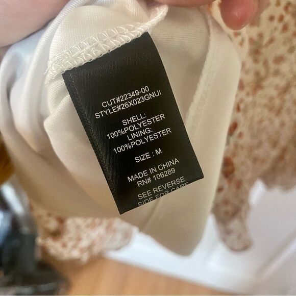 Floral Puff Sleeve Ruffle Dress - Picture 6 of 7